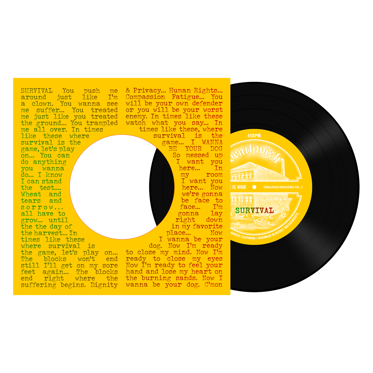 Modern Life Is War "Tribulation Worksongs Vol. 3" 7"EP