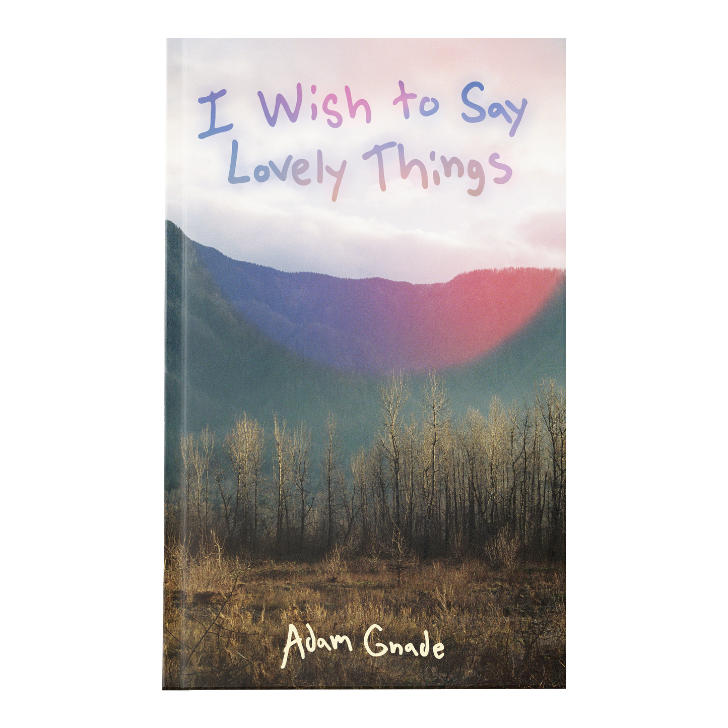 Adam Gnade "I Wish to Say Lovely Things" Book