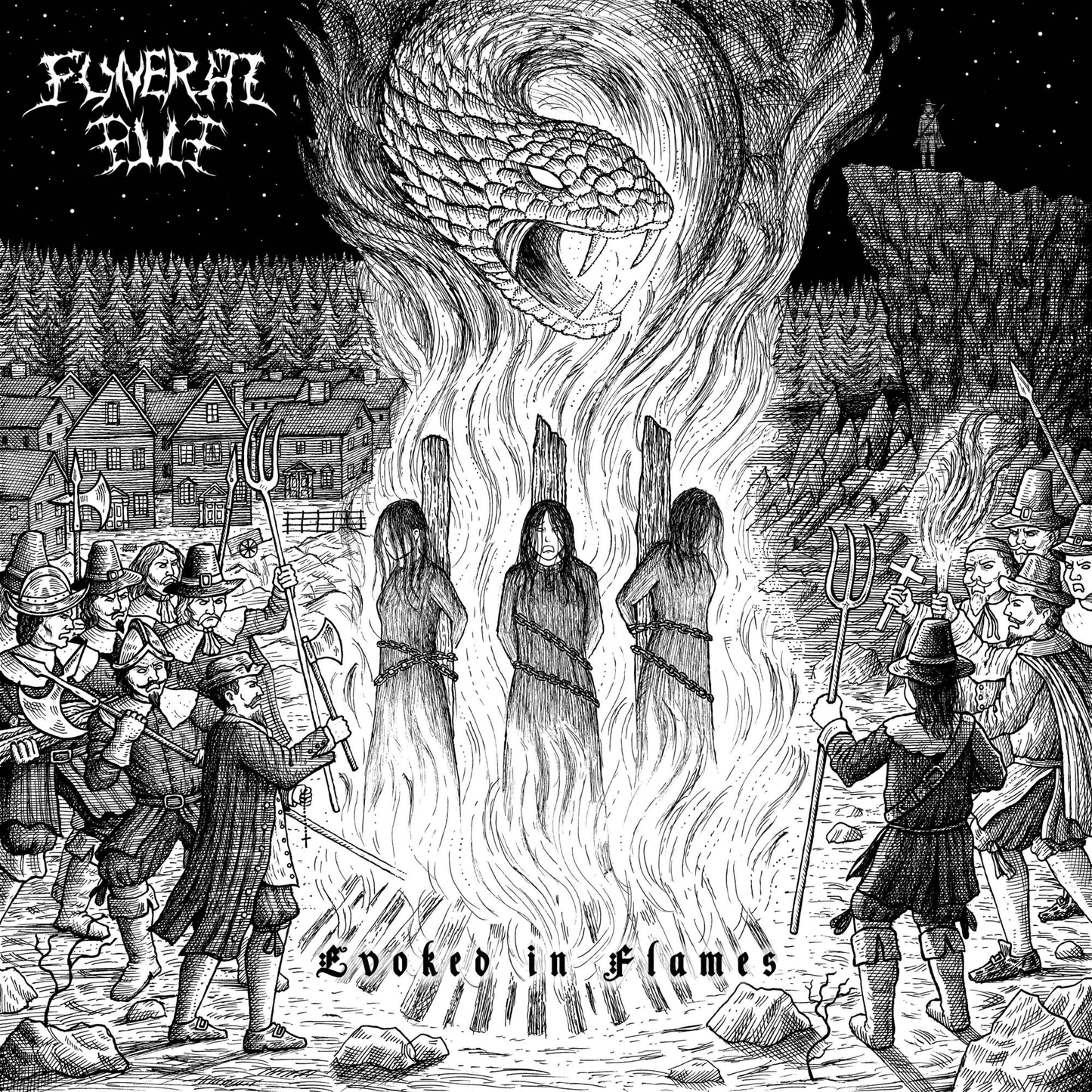 Funeral Pile "Evoked In Flames" LP