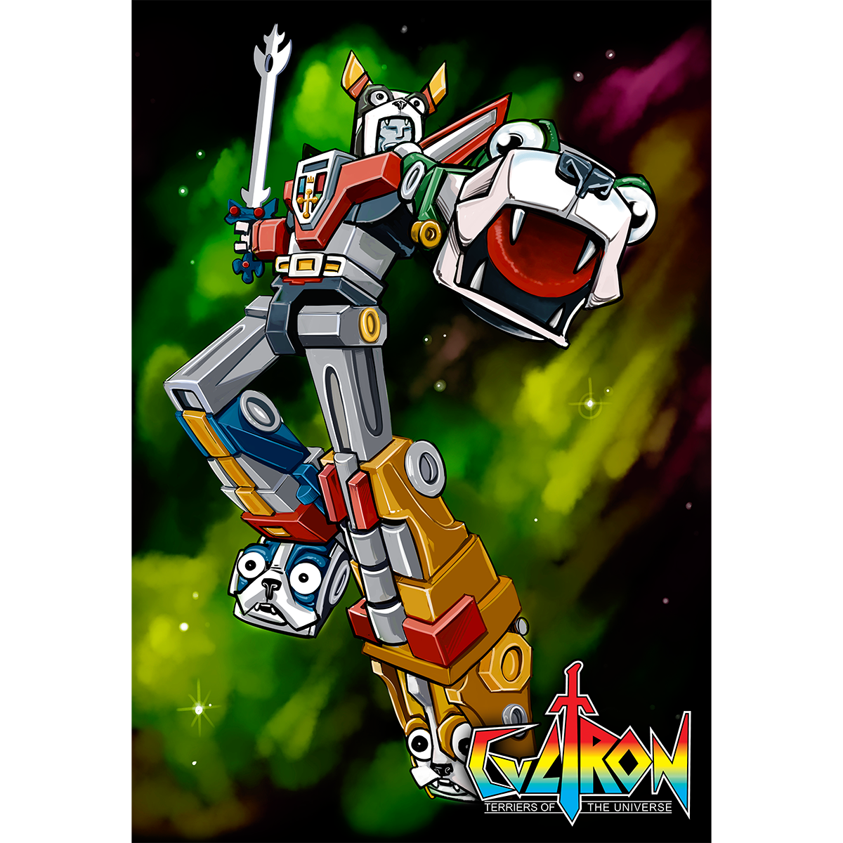 Terrier Cvlt "Cvltron" Giclee Print