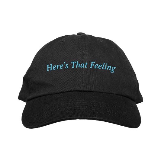 Wrong Man "Here's That Feeling" Black Dad Hat