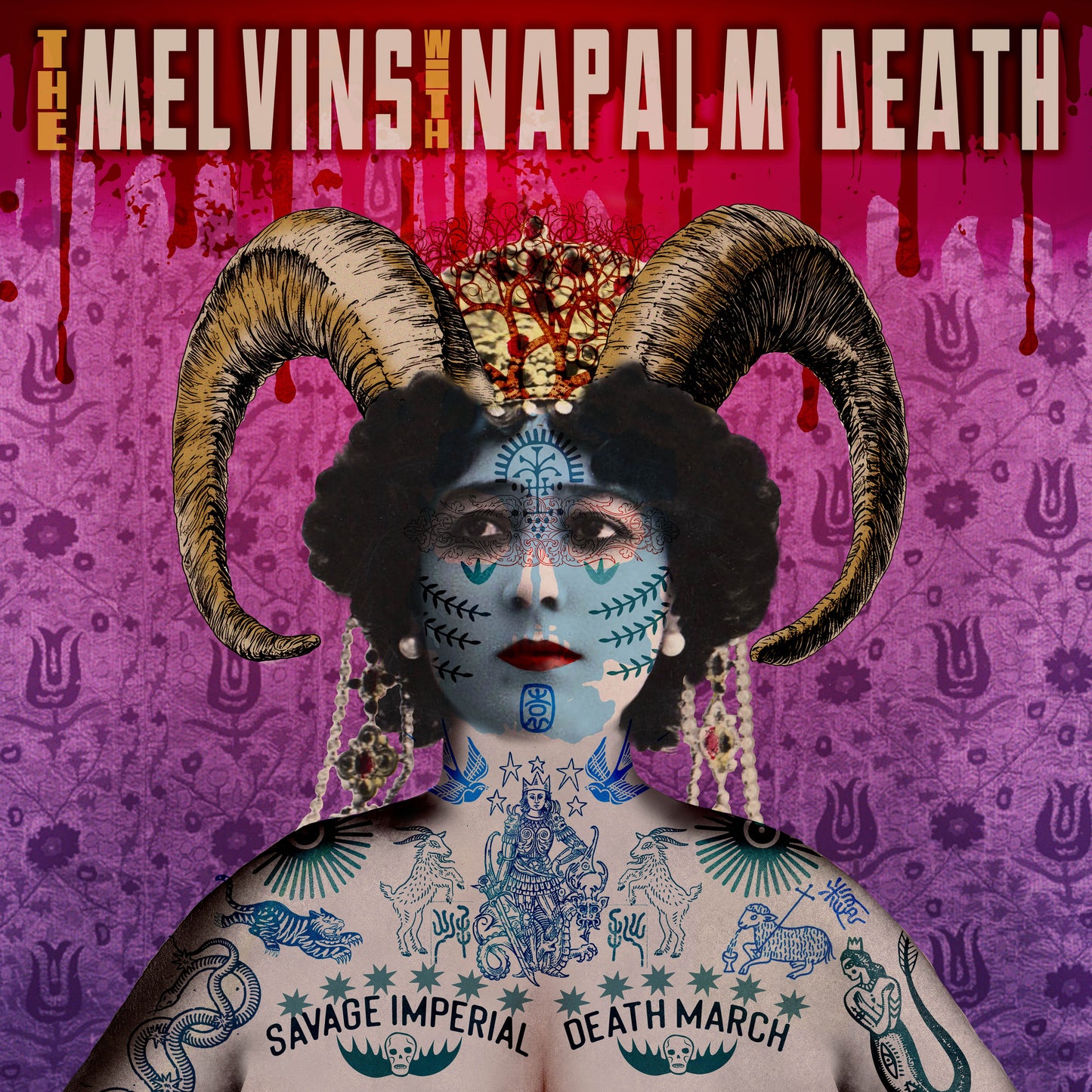 Melvins & Napalm Death "Savage Imperial Death March" LP