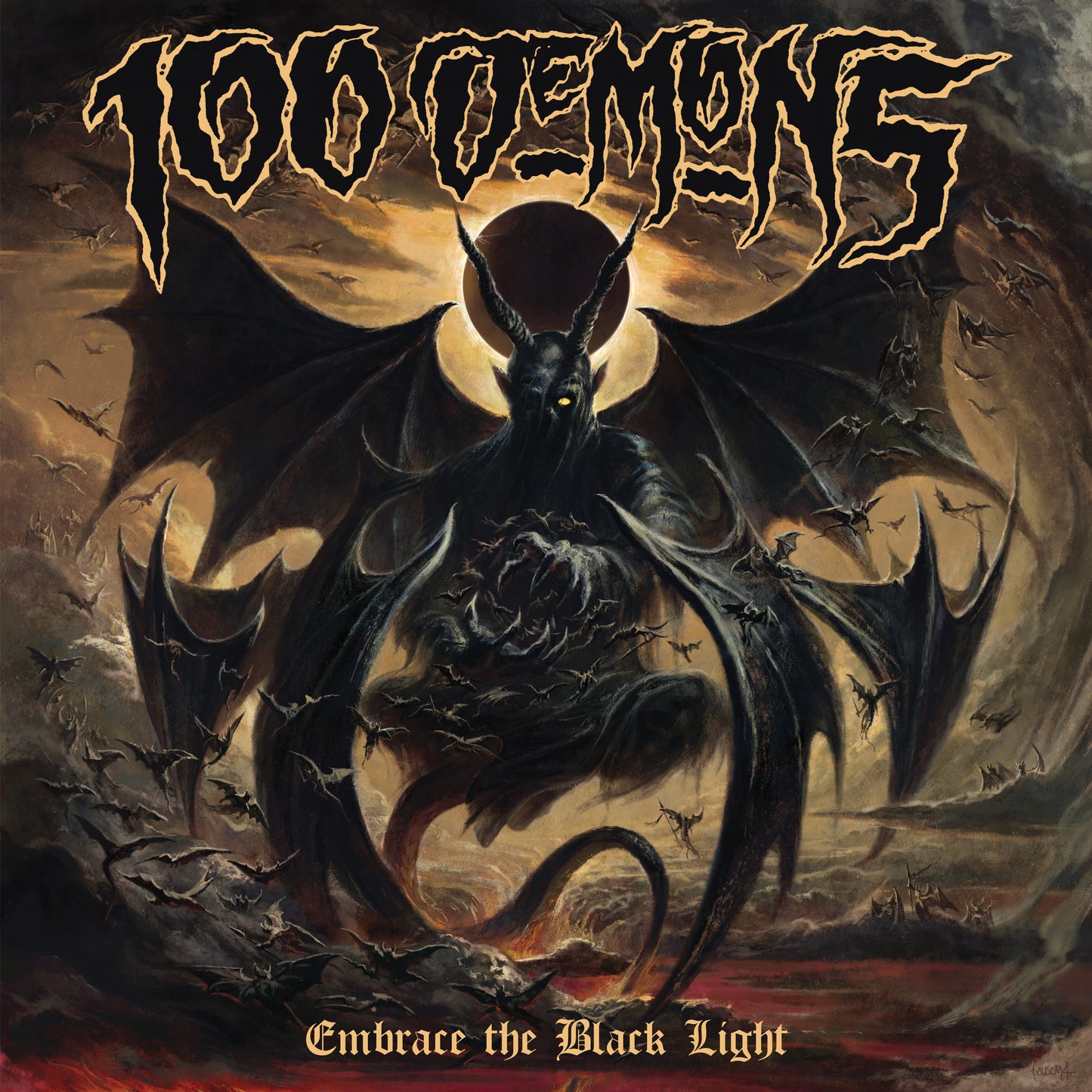 100 Demons "Embrace The Black Light" CD