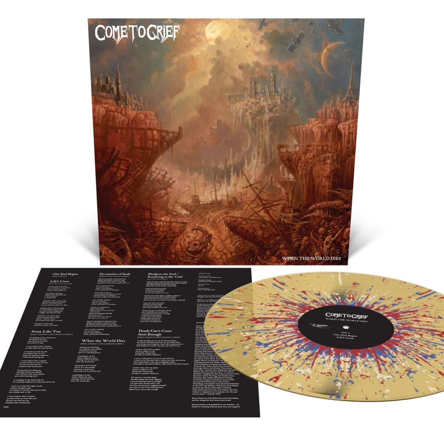 Come To Grief "When The World Dies" LP