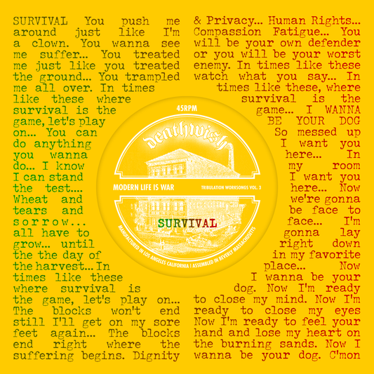 Modern Life Is War "Tribulation Worksongs Vol. 3" 7"EP