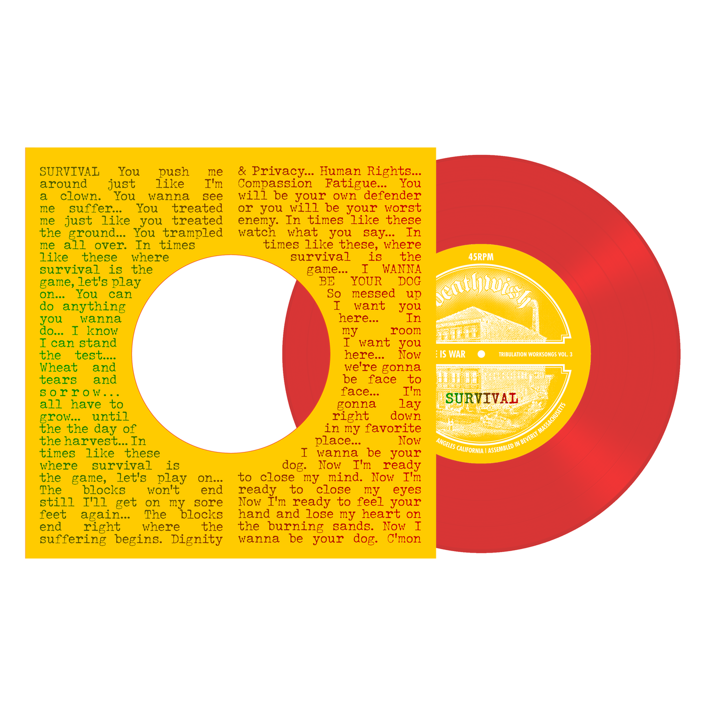 Modern Life Is War "Tribulation Worksongs Vol. 3" 7"EP