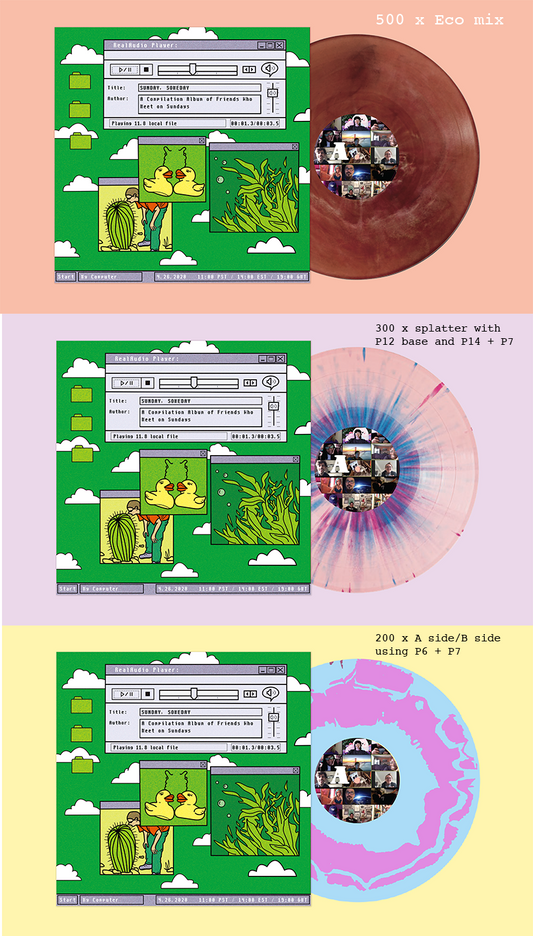 KOJI, POTTY MOUTH, NERVUS, SOLSTICE REY, FULL ON MONE'T “Sunday, Someday” LP