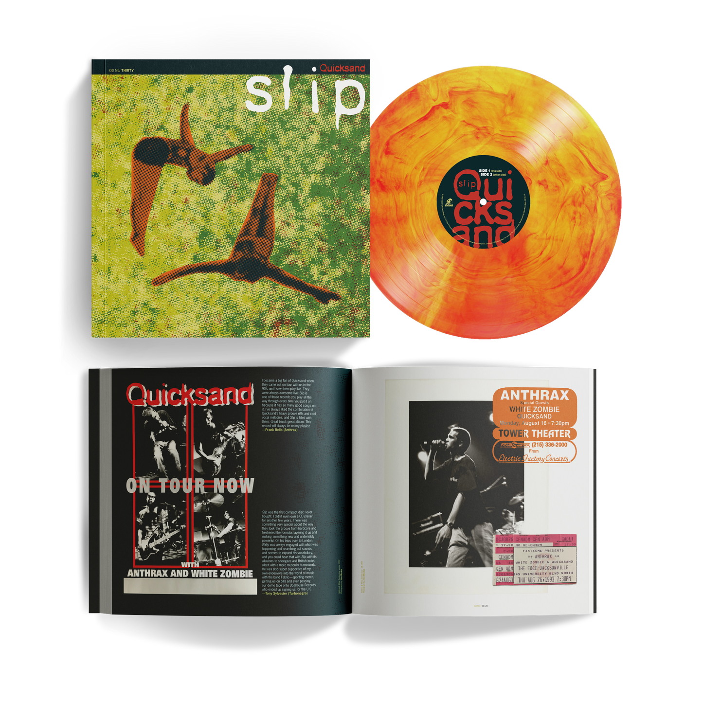 Quicksand "Slip" Deluxe LP + Book
