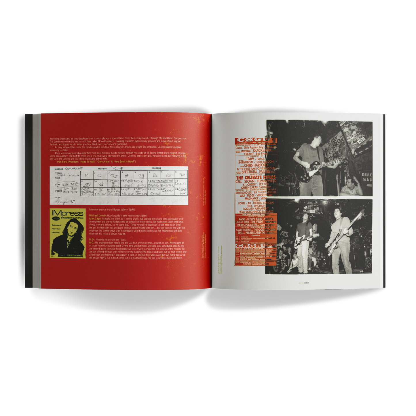 Quicksand "Slip" Deluxe LP + Book