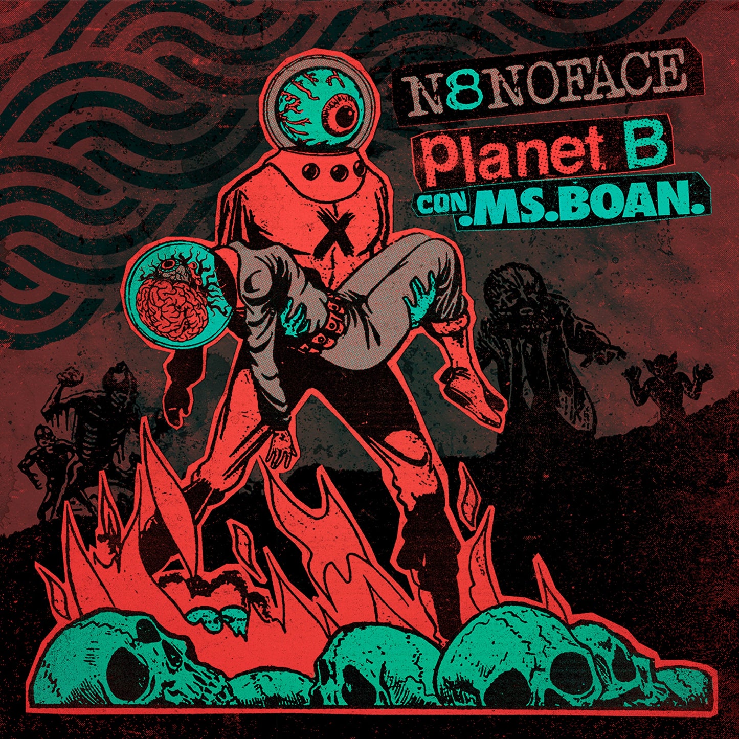 N8NOFACE and Planet B con .MS.BOAN "N8NOFACE and Planet B con .MS.BOAN" 7"EP