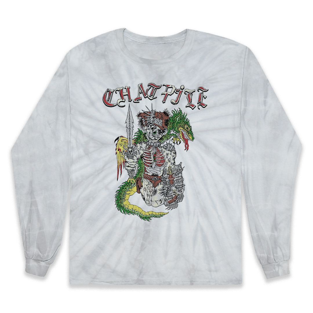Chat Pile "Dragonslayer" Spider Silver Longsleeve