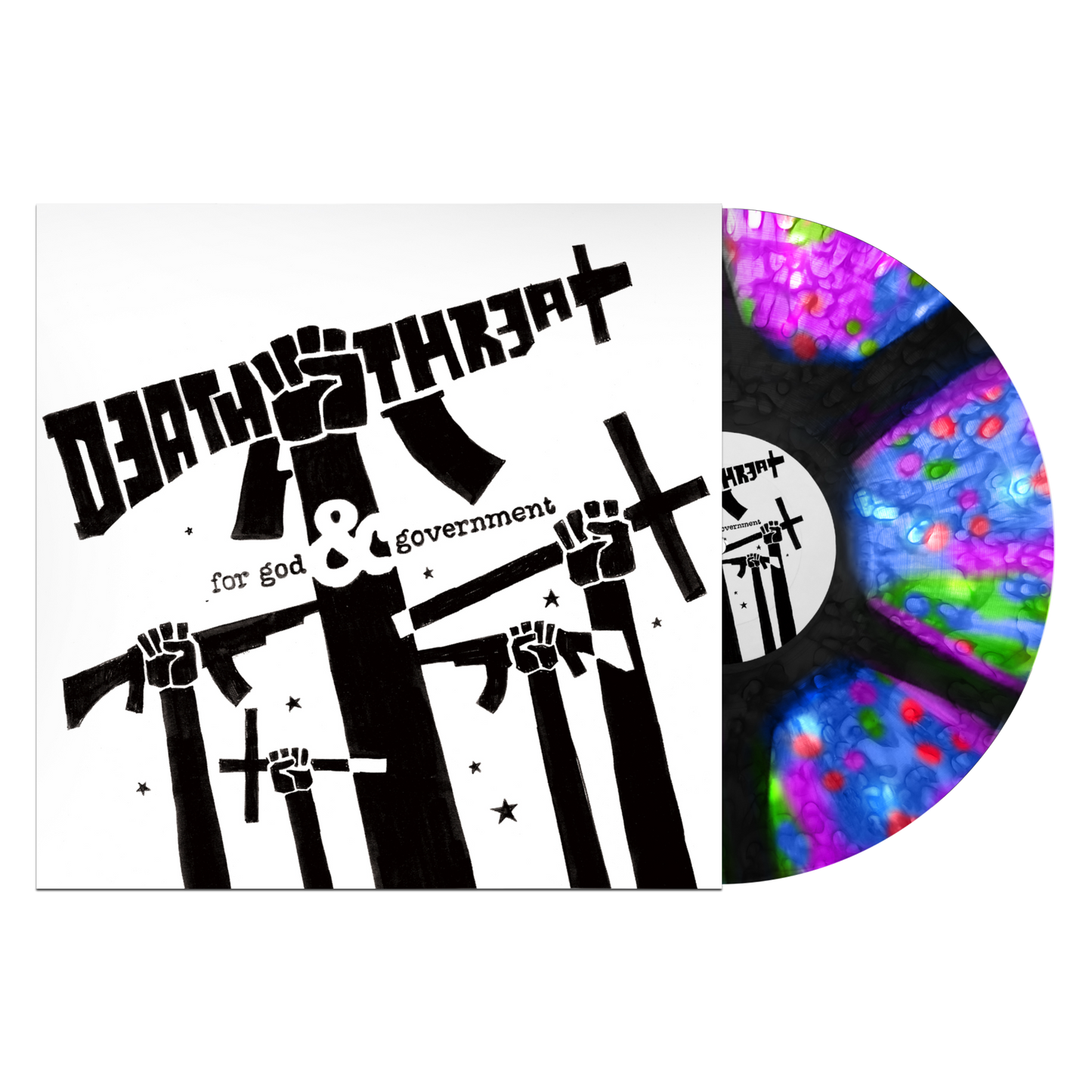 Death Threat "For God & Government" LP