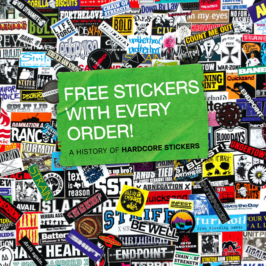 "Free Stickers with Every Order: A History of Hardcore Stickers" by Thomas Rackow