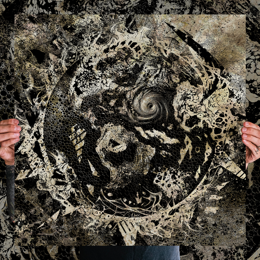 J. Bannon "Love Is Not Enough: World In Flames" Giclee Print