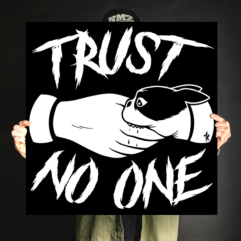 Terrier Cvlt "Trust No One" Giclee Print