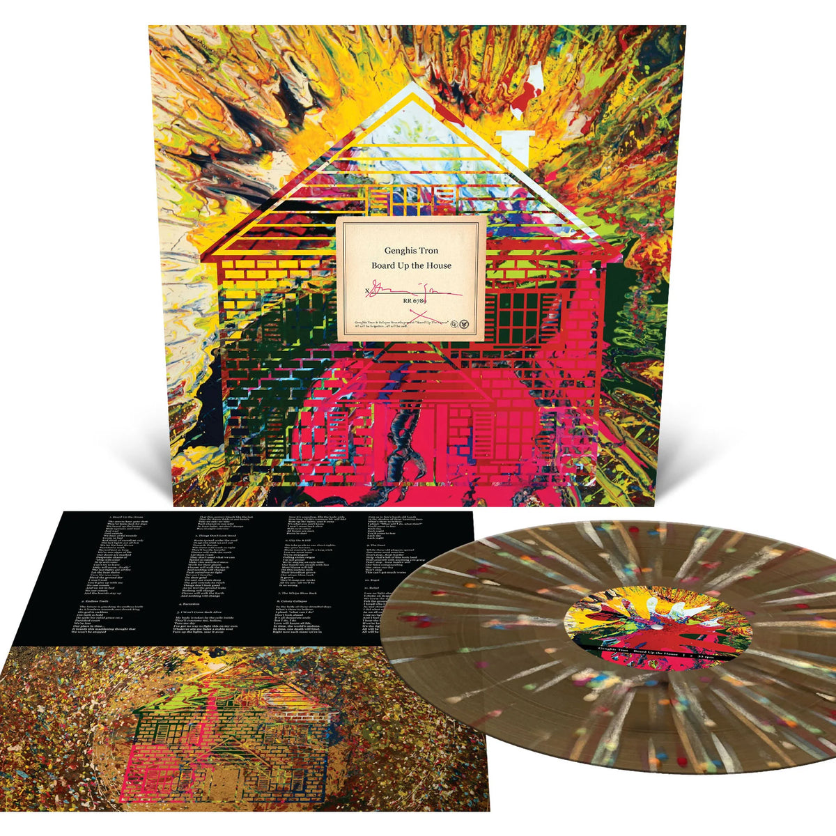 Genghis Tron "Board Up The House" LP