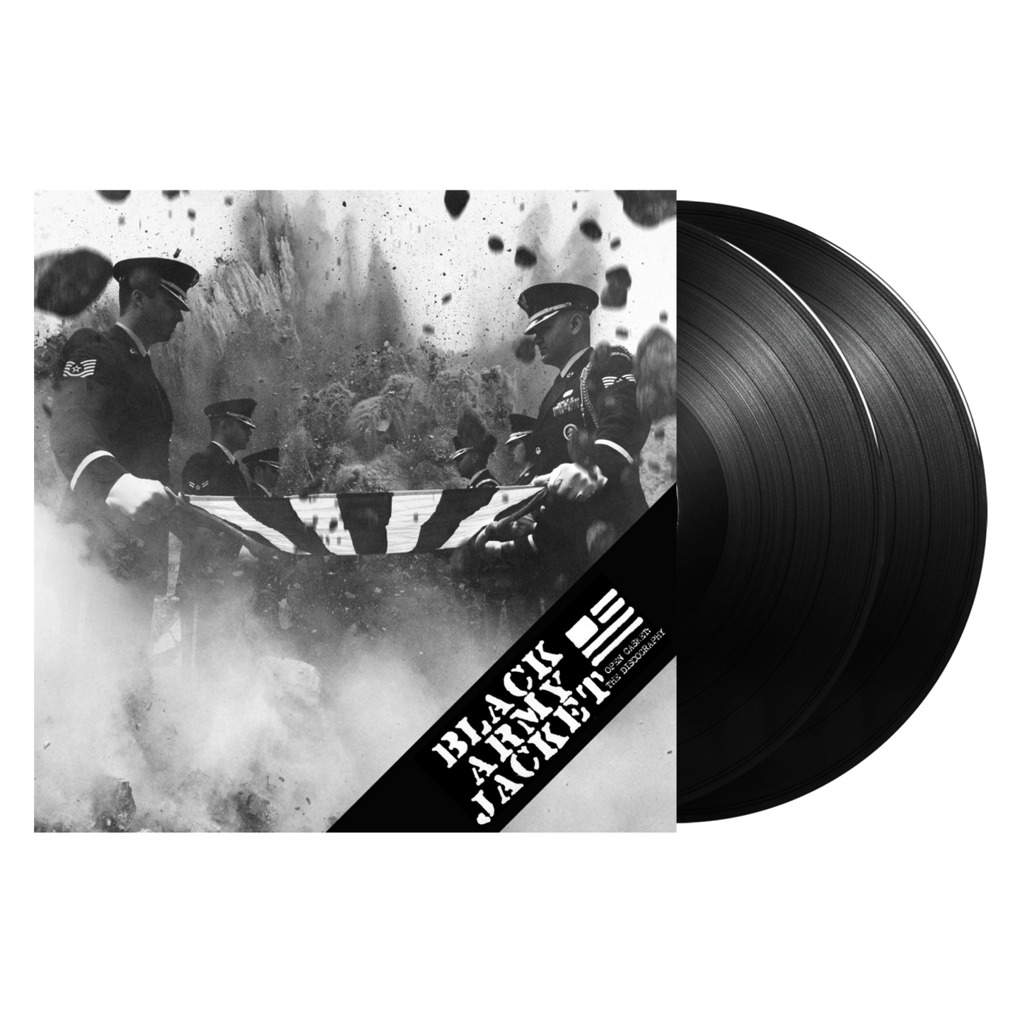 Black Army Jacket "Open Caskets" 2xLP