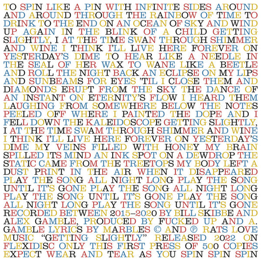 Fucked Up "Getting Slightly" 7"EP