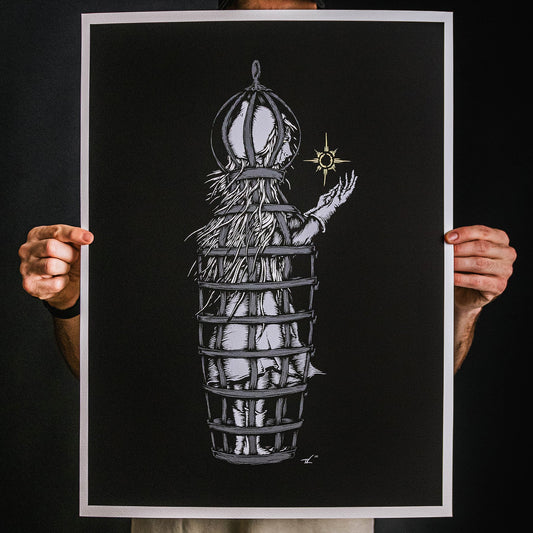 Andrew Gomez IV "Flying Cage" Giclee Print