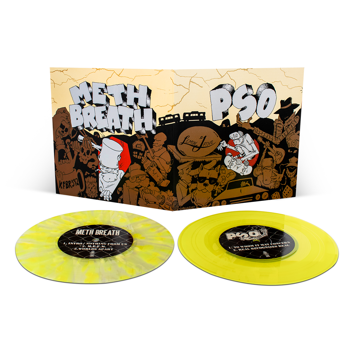 PSO / Meth Breath "Split" 7"EP
