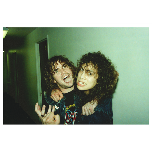 Harald Oimoen "Kerry King & Kirk Hammett: Seattle, WA (1985)" Giclee Print