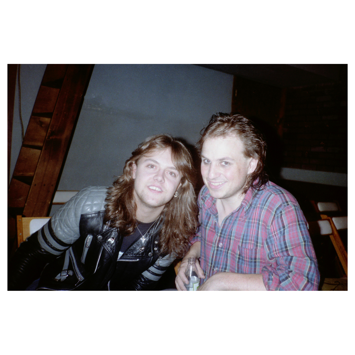 Harald Oimoen "Lars Ulrich & Bobcat Goldthwait: SF, CA (1985)" Giclee Print