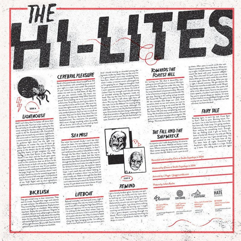THE HI-LITES "Self-Titled"-Echo Canyon Records-Deathwish Inc Europe