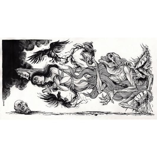 Zao "The Well-Intentioned Virus" Giclee Print